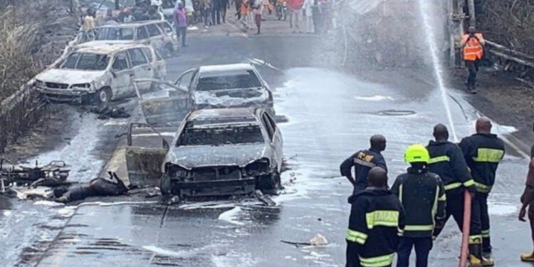 Photos Osun Tanker Explosion Kills Many, Injure Others