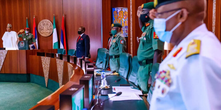 Buhari Presides over National Security Council Meeting