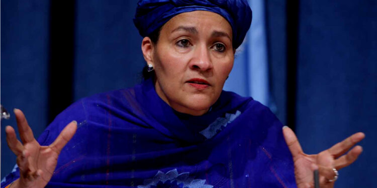 #EndSARS Amina Mohammed Contradicts UN Boss António Guterres on Buharis Handling of Protests