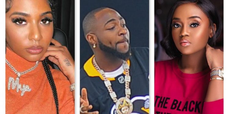 Davido Abandons Chioma, Spotted With New woman Mya Yafai