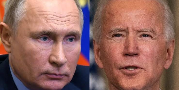 Vladimir Putin and Joe Biden.