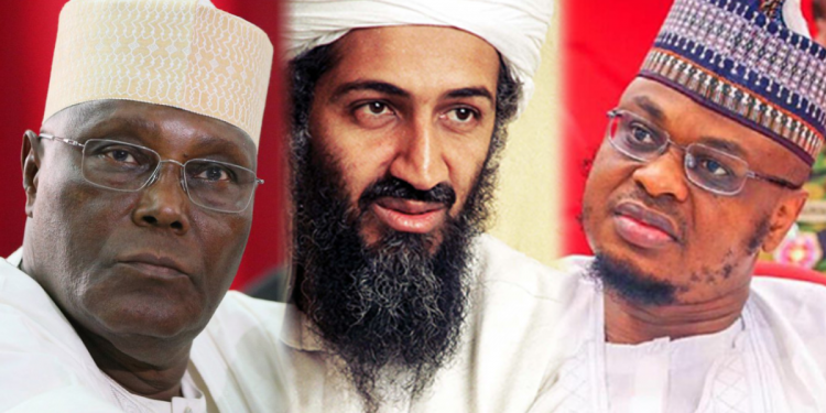 Atiku Abubakar, Osama Bin Laden, Isa Pantami.