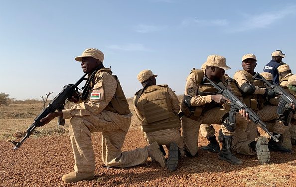 THIES, SENEGAL - FEBRUARY 19, 2020: Burkinabe special forces practiced responding to attacks at a military training exercise run by the United States in Thies, Senegal, on February 19, 2020. Soldiers said they had to work harder in response to a growing extremist threat in Burkina Faso's restive north. (Photo by Danielle Paquette/The Washington Post via Getty Images)