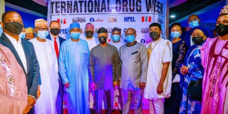 VP Osinbajo Attends 'The Silent Baron' Premiere To Mark Anti-Drug Day