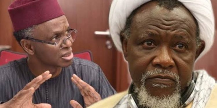 Kaduna State Governor, Nasir El-Rufai with IMN Leader, El-Zakzaky.