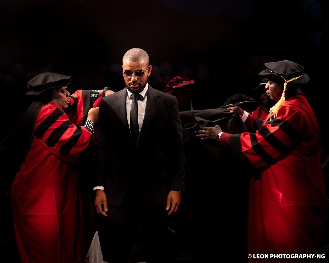 Nollywood Actor, Alexx Ekubo Bags Doctorate Degree