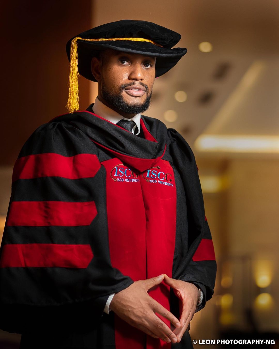 Nollywood Actor, Alexx Ekubo Bags Doctorate Degree