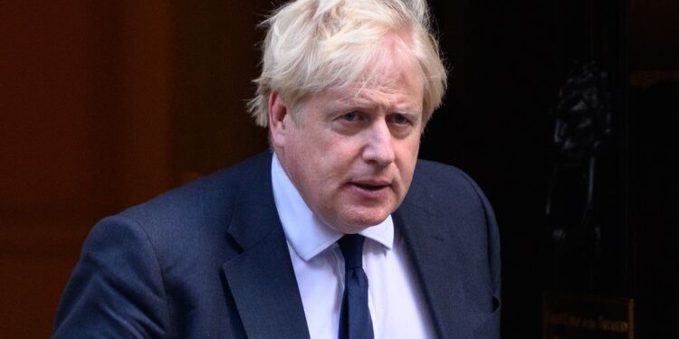 Out Going UK Prime Minister, Boris Johnson