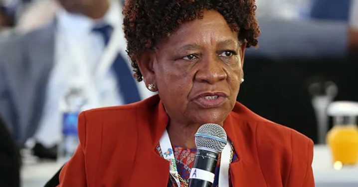 Zimbabwe's Minister of Education, Evelyn Ndlovu