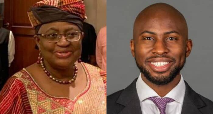 Dr Ngozi Okonjo-Iweala and son