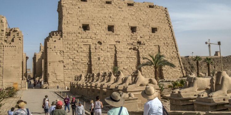 Egypt Unveils Renovated 'Avenue Of The Sphinxes' In Luxor