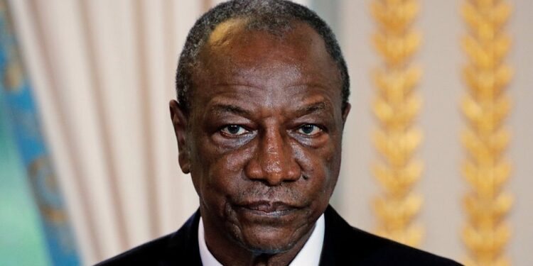 Guinea’s former President, Alpha Conde.