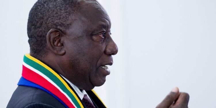 South African President, Cyril Ramaphosa