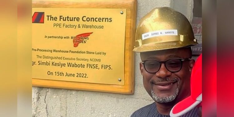 NCDMB Boss Lays Foundation Stone Of Future Concerns’ PPE Factory