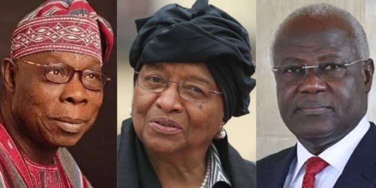 Sirleaf, Koroma, Obasanjo Bag Zambia's Highest Honor