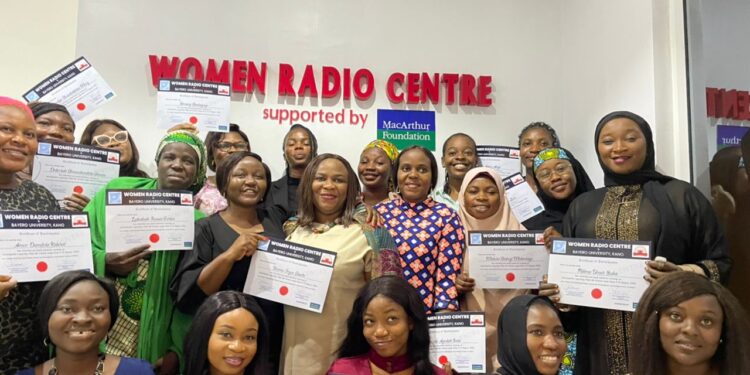 Cross Section Of Female Journalist at Women Radio Centre