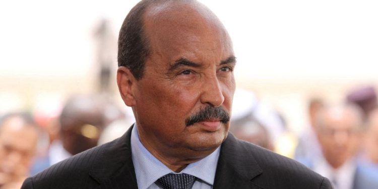 Mauritania's Former President Mohamed Ould Abdel Aziz. PHOTO: Ludovic Marin/Pool via Reuters