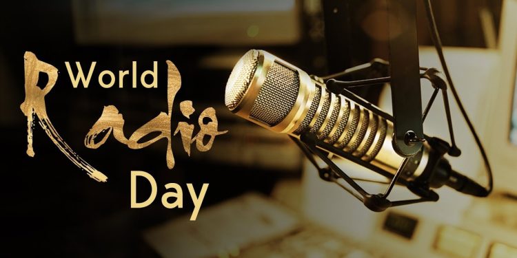 World-Radio-Day. Photo credit: Business trumpet