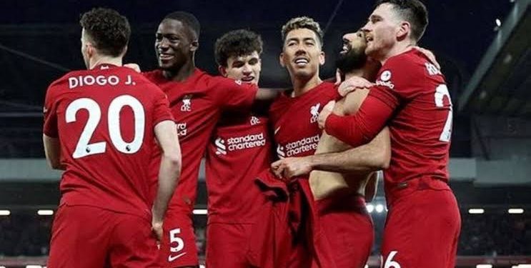 Liverpool players celebrate | PHOTO: Reuters