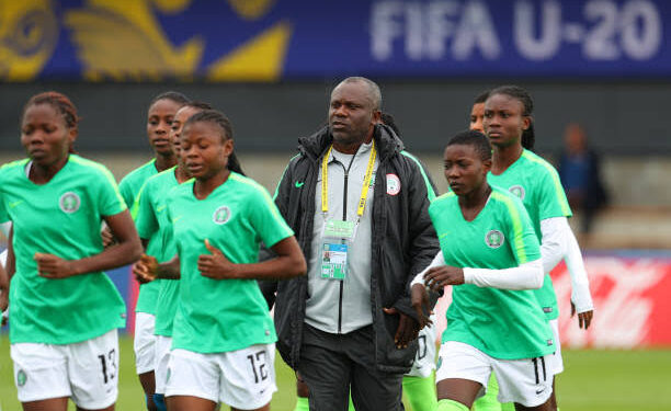 Nigeria's Falconets and Coach Chris Danjuma