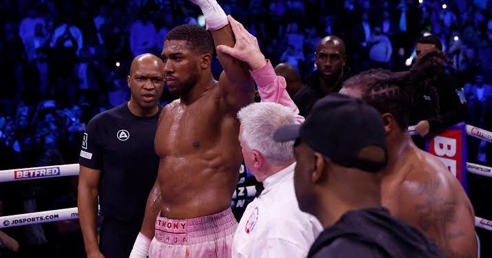 Anthony Joshua wins