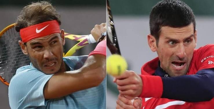 Rafael Nadal and Novak Djokovic