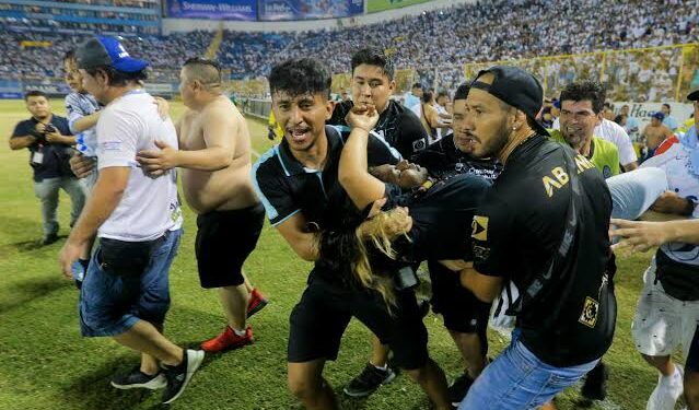 Aftermath of El Salvador stadium crush | PHOTO: Milton Flores/AP