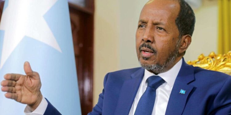 Somalian President, Hassan Sheikh Mohamud