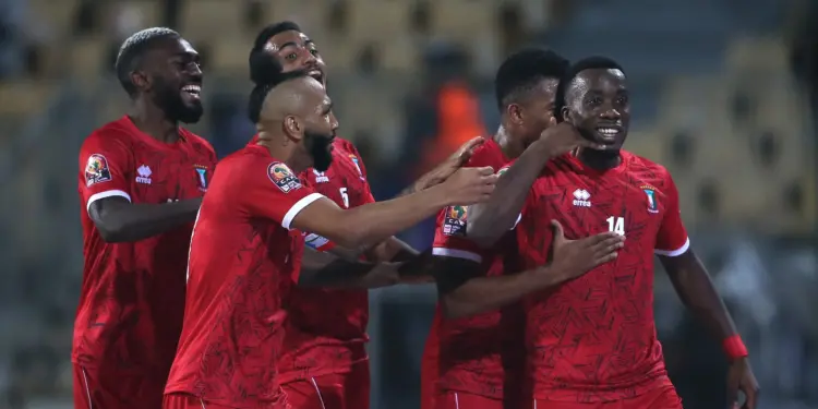 Equitorial Guinea players celebrate | PHOTO: CAF