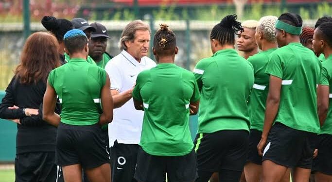 Randy Waldrum addresses Super Falcons