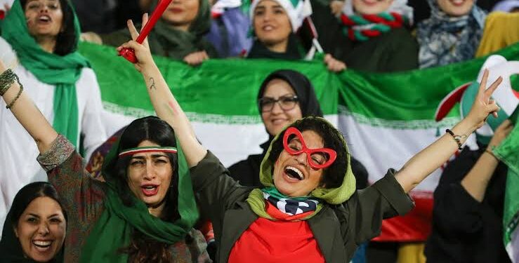 Iranian women celebrate