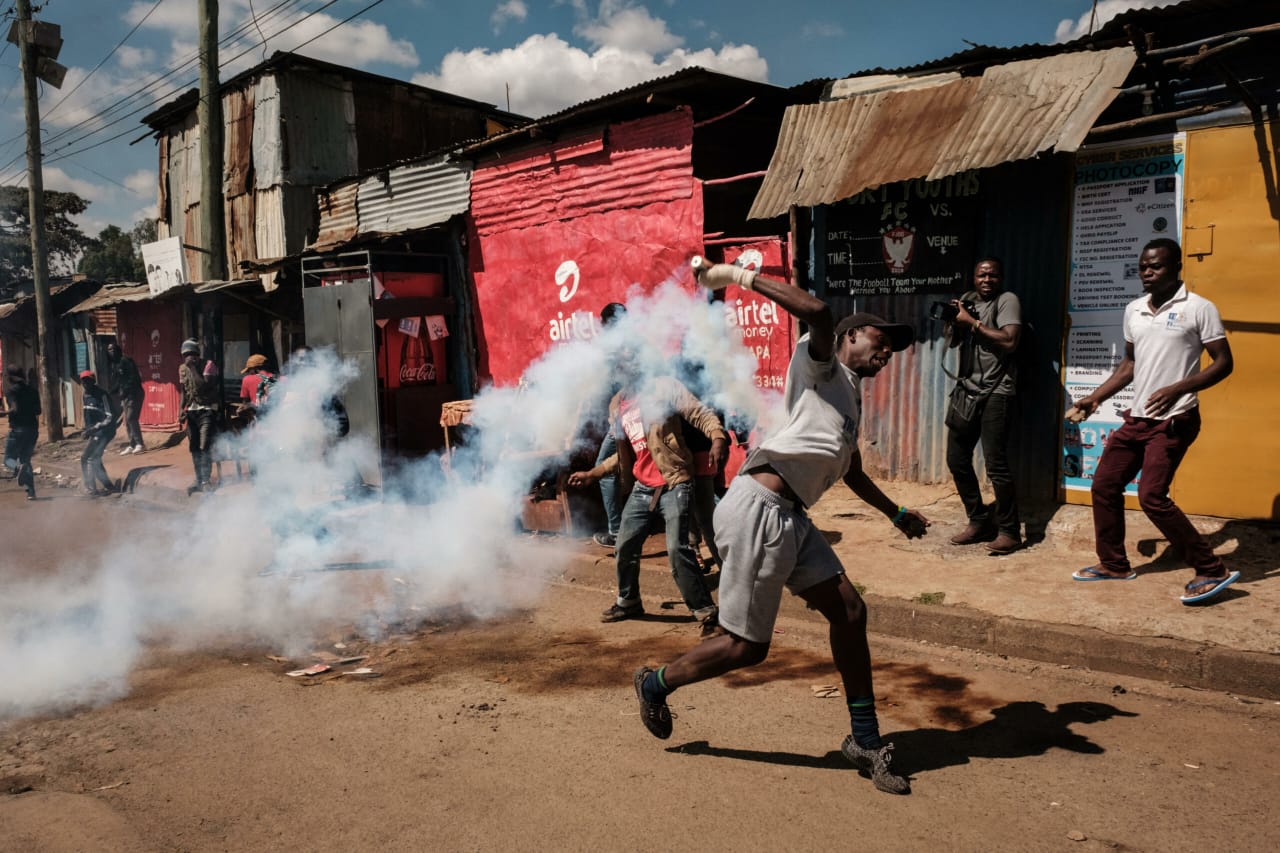 Kenya: Police Fire Tear Gas At Govt Tax Demonstrators - Heritage Times