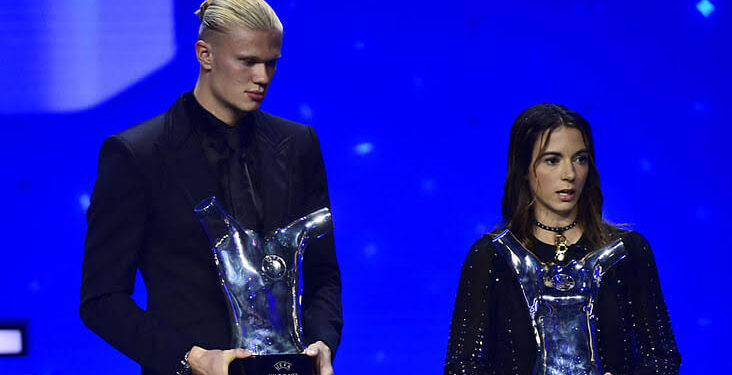 Erling Haaland and Aitana Bonmatí | PHOTO: Reuters