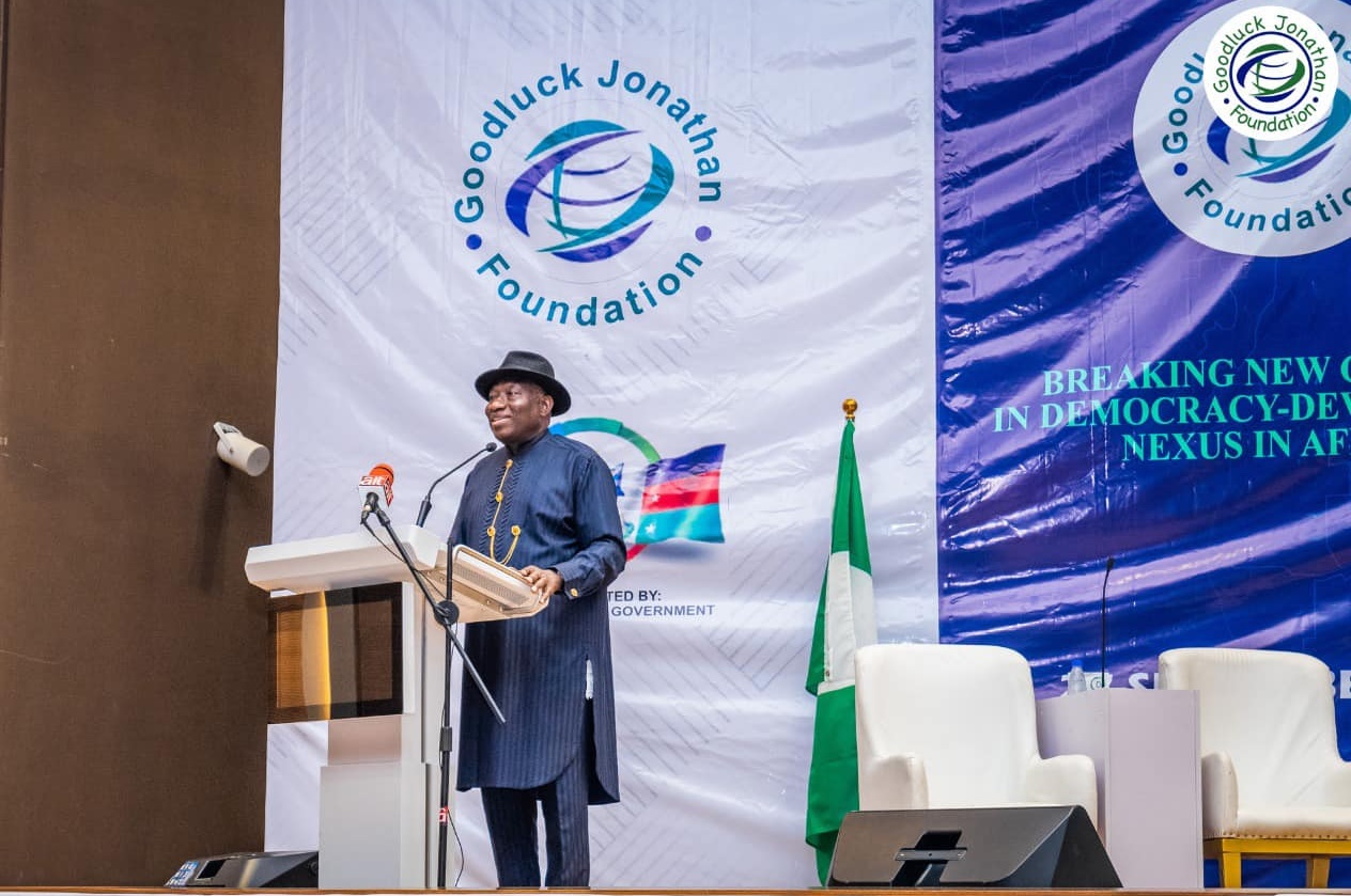 Former Nigerian President Jonathan Urges Revival Of African Democracy Amidst Coup Concerns