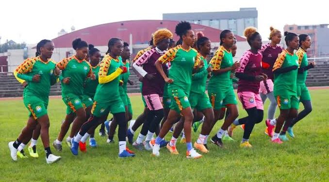 Ethiopia Women football team train