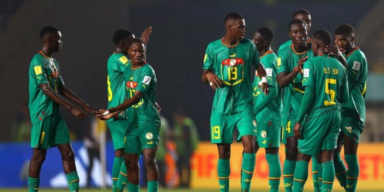 Senegal U17 players