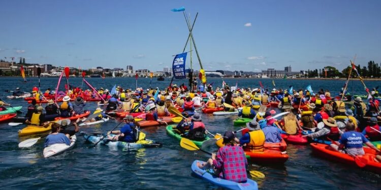 Hundreds Of Climate Activists Arrested In Australia's Largest Coal Port Blockade