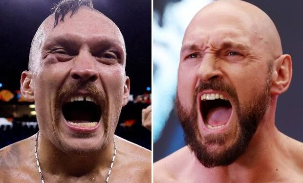 Tyson Fury and Oleksandr Usyk