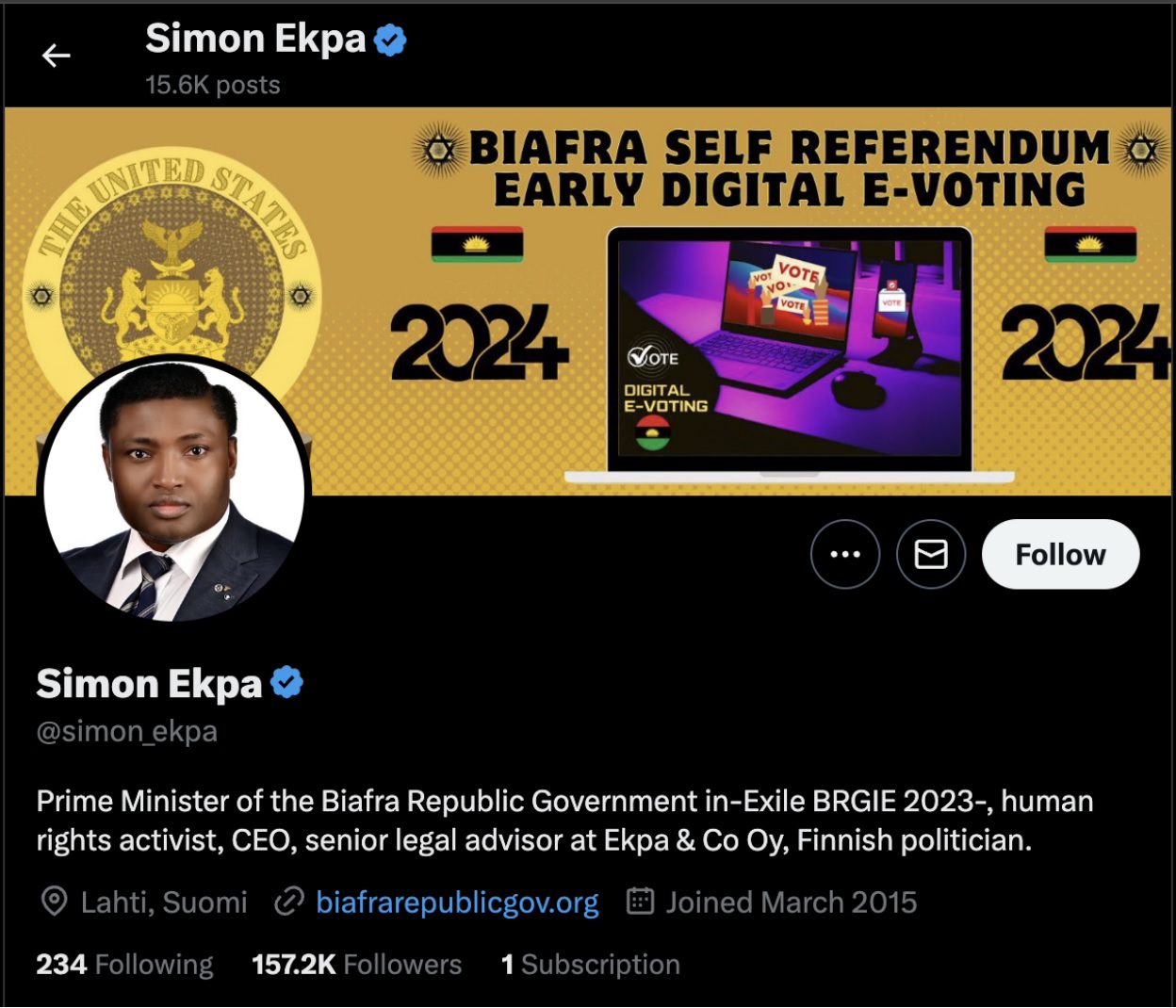 How Exiled Biafra Separatist Deploys Disinformation To Claim Foreign Support (6)