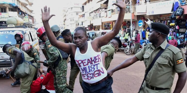 Ugandan Authorities Arrest Dozens At Rally Inspired By Kenyan Protests