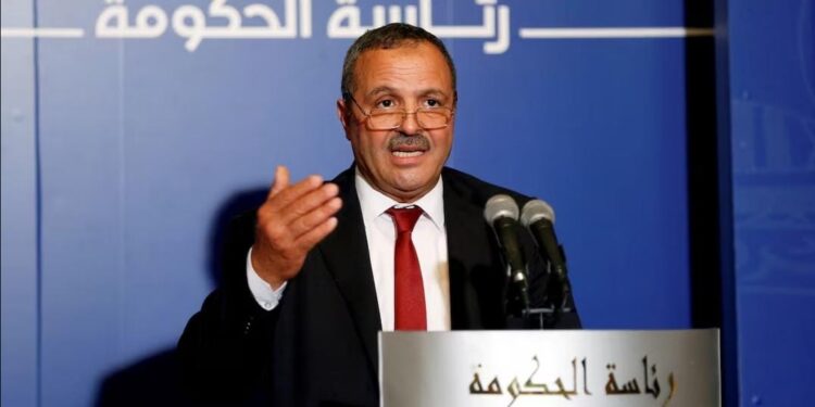 Tunisian Health Minister, Abdellatif Mekki at a news conference in Tunis March 4, 2020