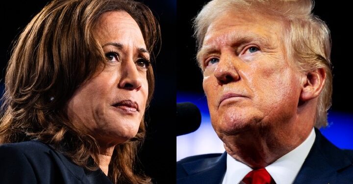 Kamala Harris and Donald Trump