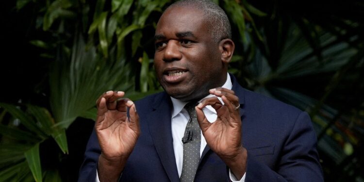 UK Foreign Secretary, David Lammy