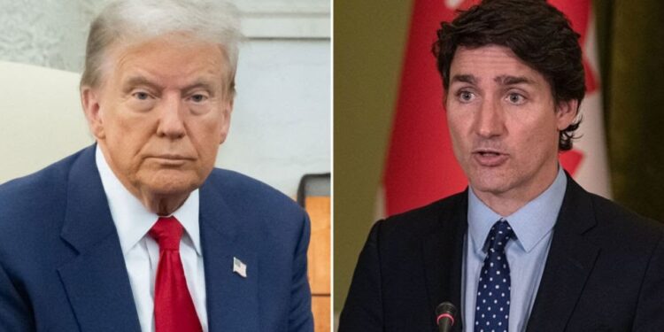 US President-elect, Donald Trump and outgoing Canadian Prime Minister, Justin Trudeau