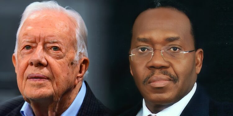 Jimmy Carter and Godknows Igali