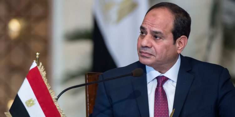 Egyptian President, Abdel Fattah al-Sisi