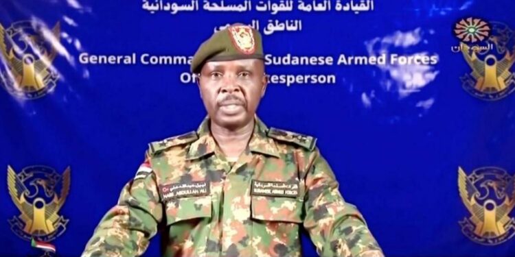 Sudanese Army Spokesman, Nabil Abdallah