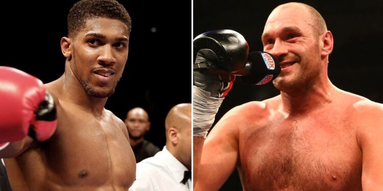 Anthony Joshua and Tyson Fury